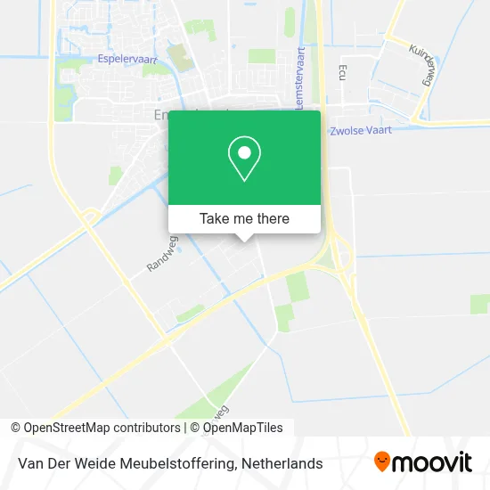 Van Der Weide Meubelstoffering map