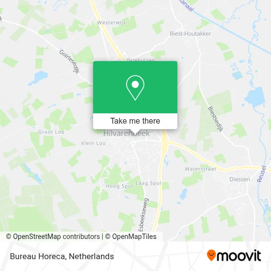 Bureau Horeca map