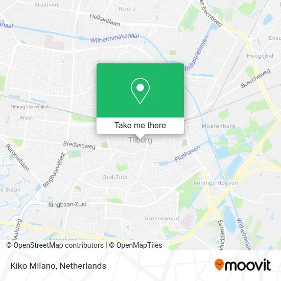 Kiko Milano map