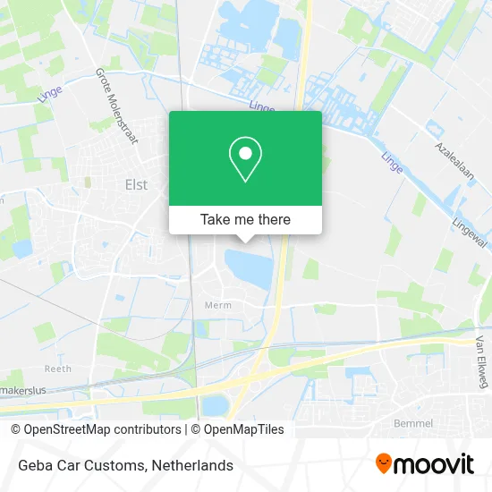 Geba Car Customs map