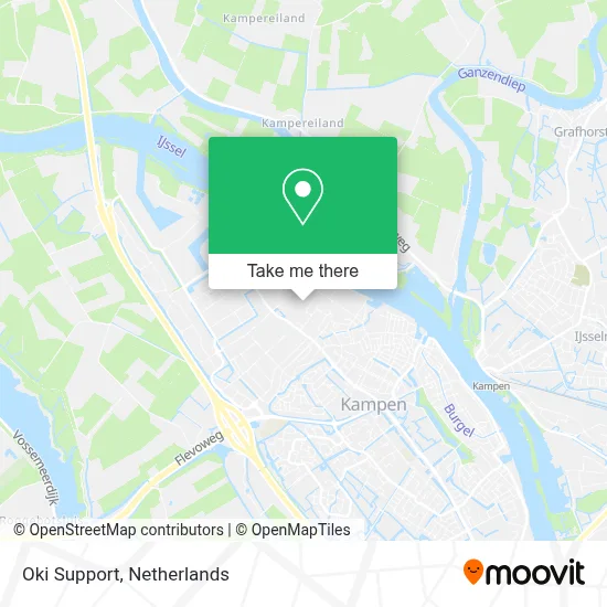 Oki Support map