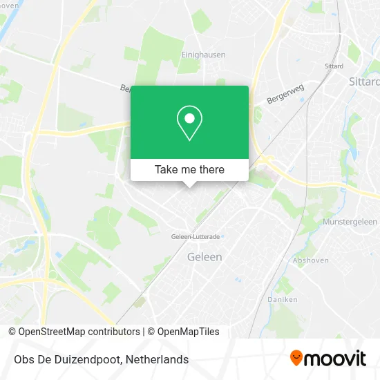 Obs De Duizendpoot map