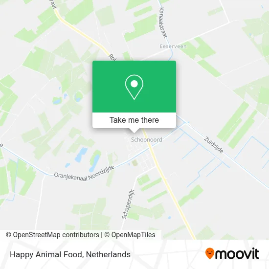 Happy Animal Food map