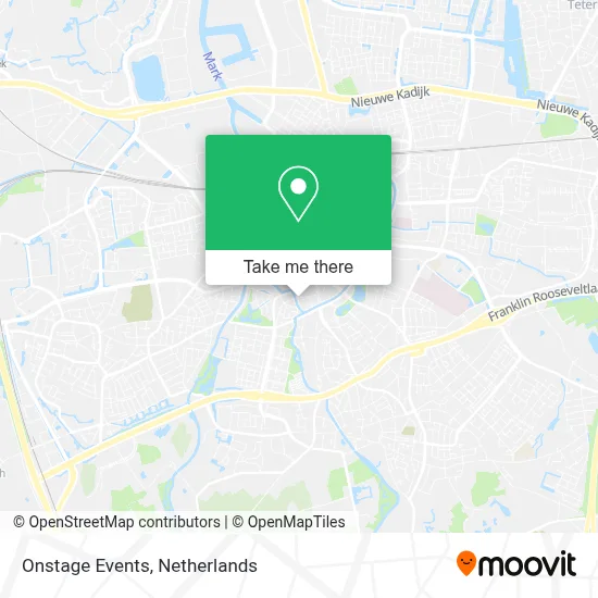 Onstage Events map