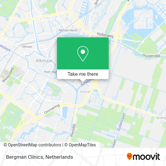 Bergman Clinics map