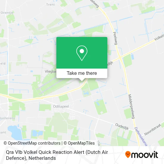 Qra Vlb Volkel Quick Reaction Alert (Dutch Air Defence) map