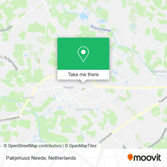 Pakjehuus Neede map
