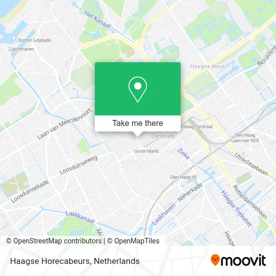 Haagse Horecabeurs map