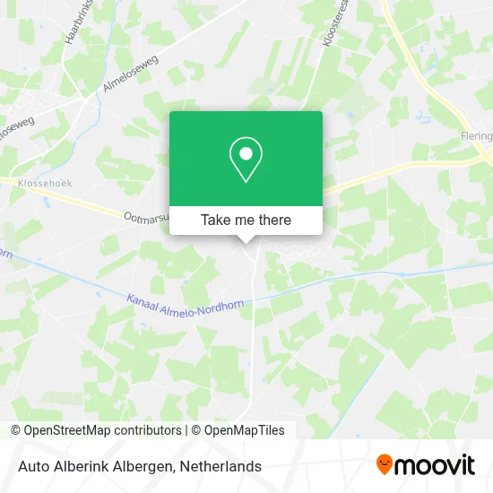 Auto Alberink Albergen map