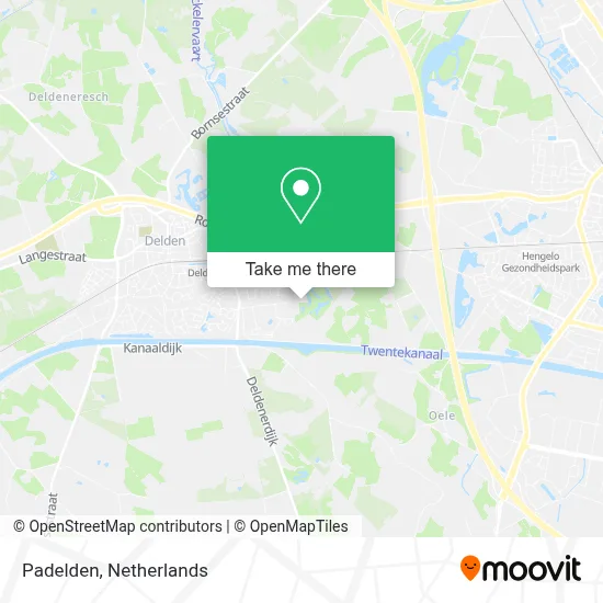 Padelden map