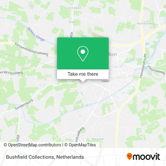 Bushfield Collections Karte