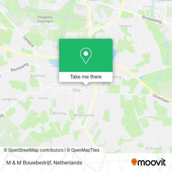 M & M Bouwbedrijf map