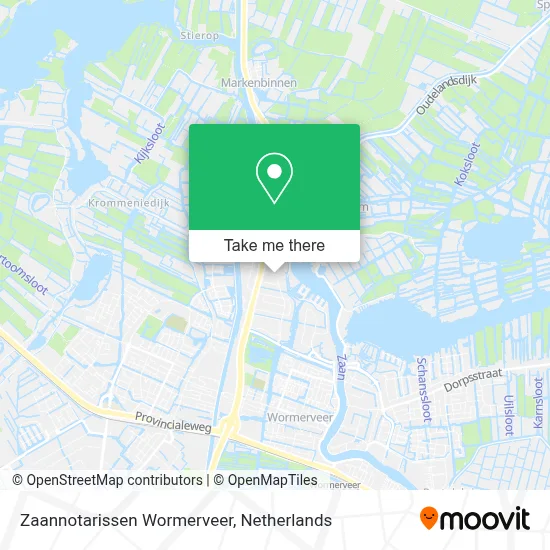 Zaannotarissen Wormerveer map