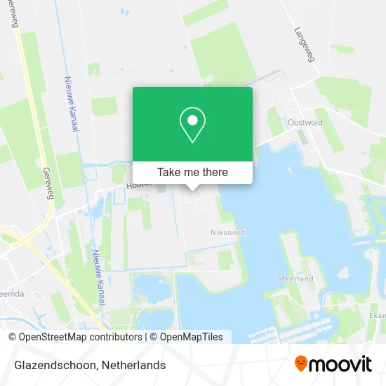 Glazendschoon map