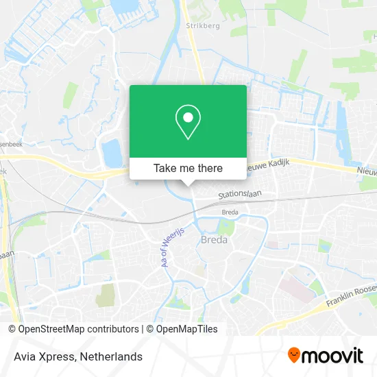 Avia Xpress map
