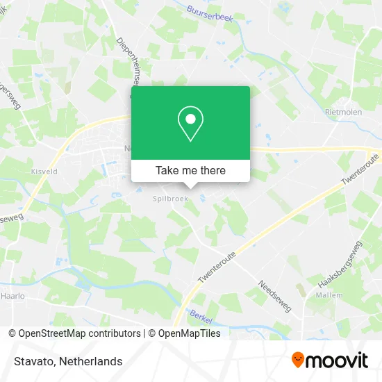 Stavato map
