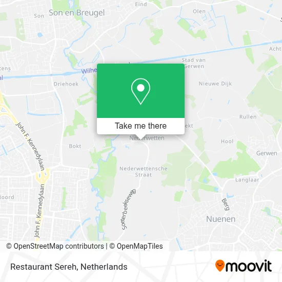 Restaurant Sereh map