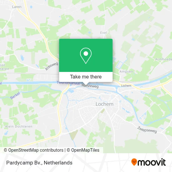 Pardycamp Bv. map