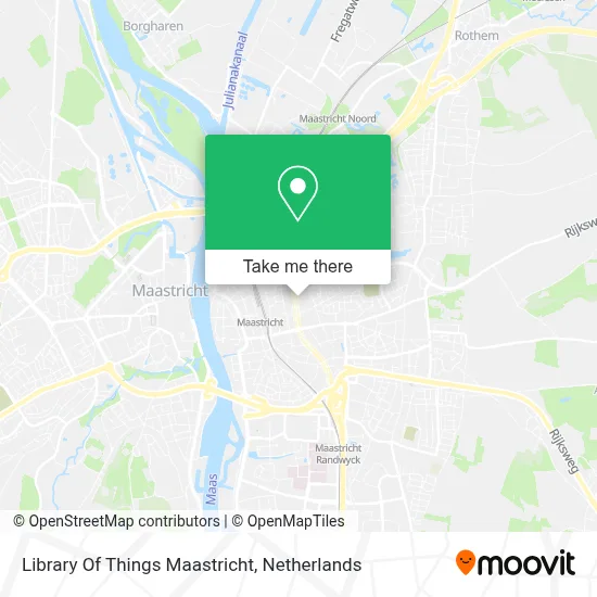 Library Of Things Maastricht map