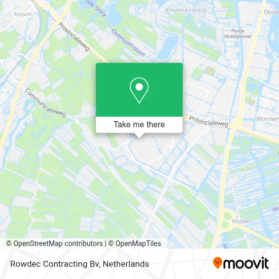 Rowdec Contracting Bv map