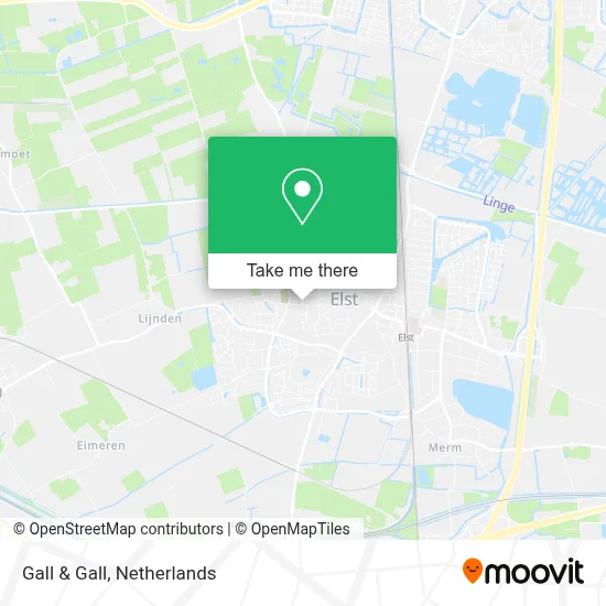 Gall & Gall map