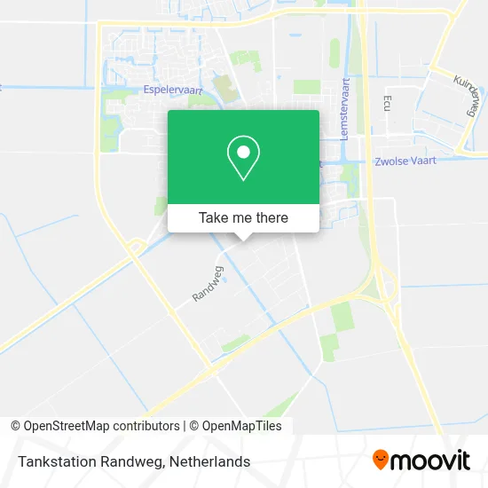 Tankstation Randweg map