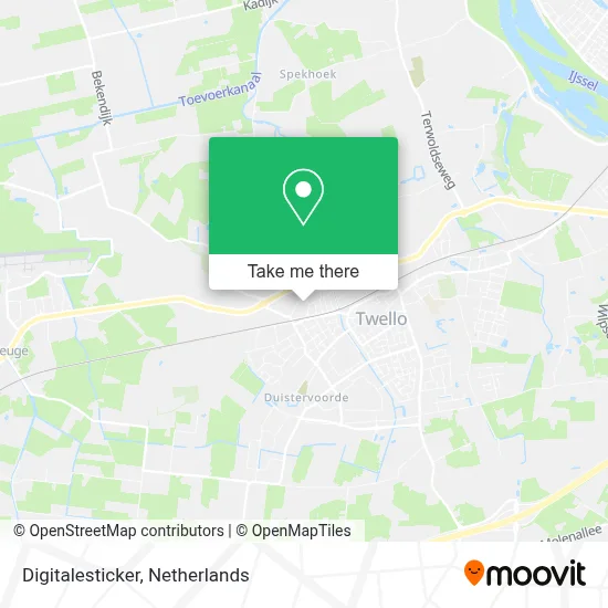 Digitalesticker map