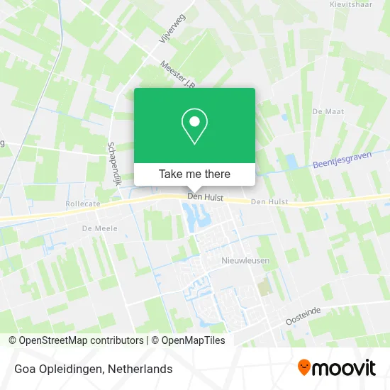 Goa Opleidingen map