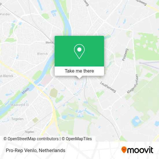 Pro-Rep Venlo map