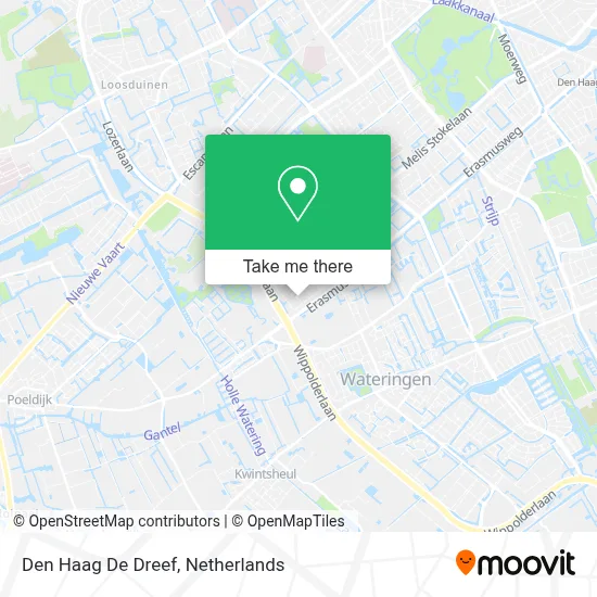 Den Haag De Dreef map