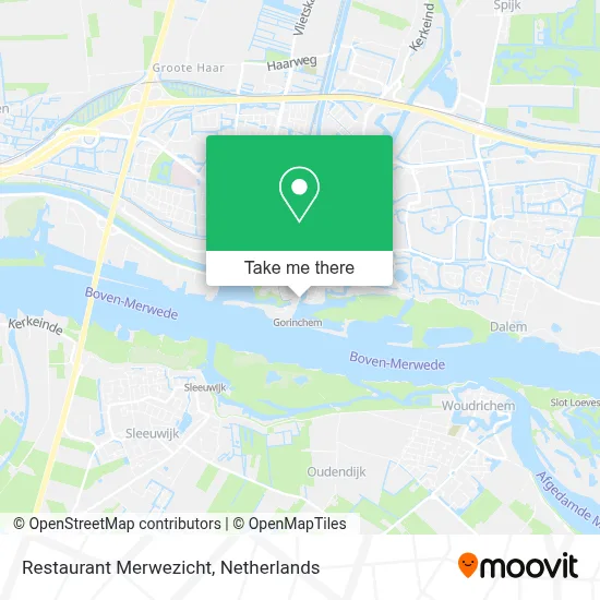 Restaurant Merwezicht map