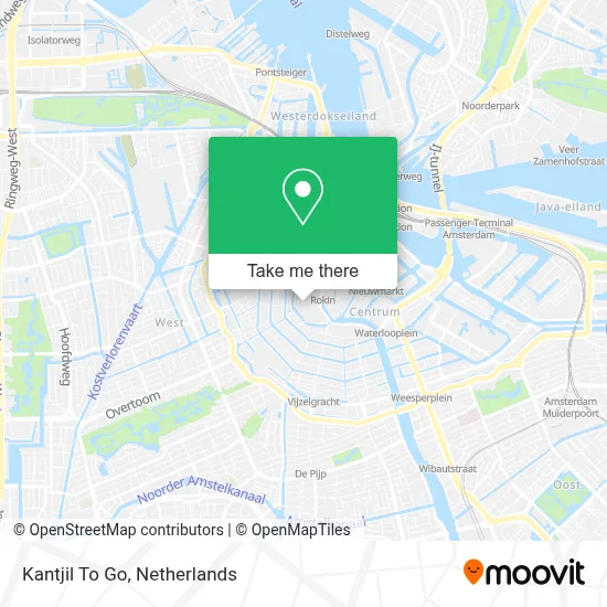 Kantjil To Go map