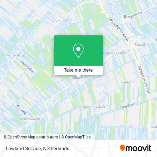 Lowland Service map