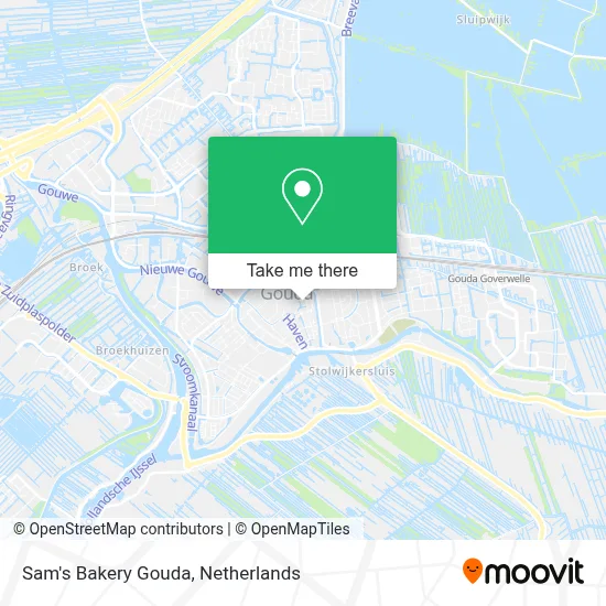 Sam's Bakery Gouda map