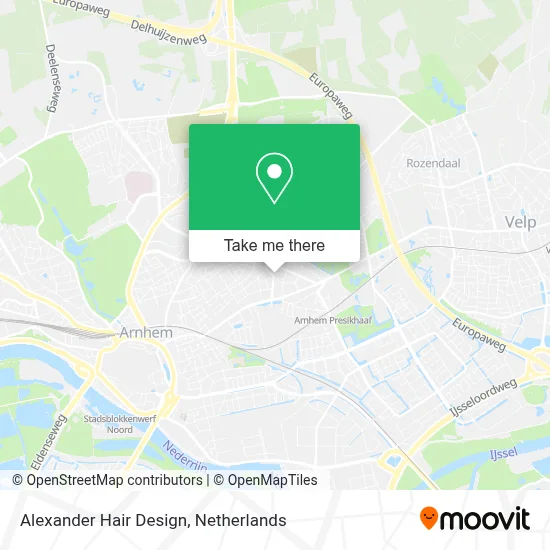 Alexander Hair Design map