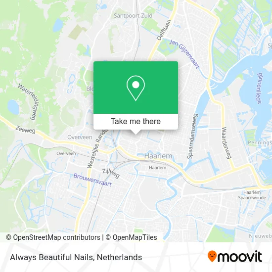 Always Beautiful Nails map