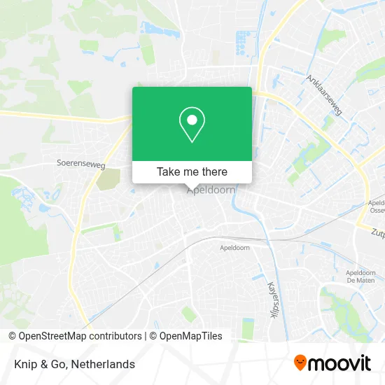 Knip & Go map
