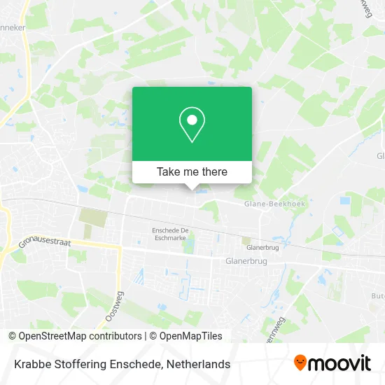 Krabbe Stoffering Enschede map