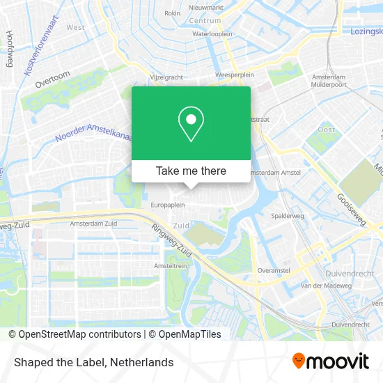 Shaped the Label map
