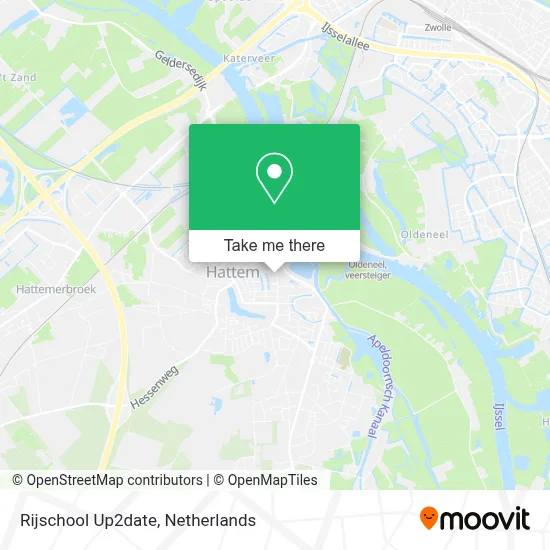 Rijschool Up2date map