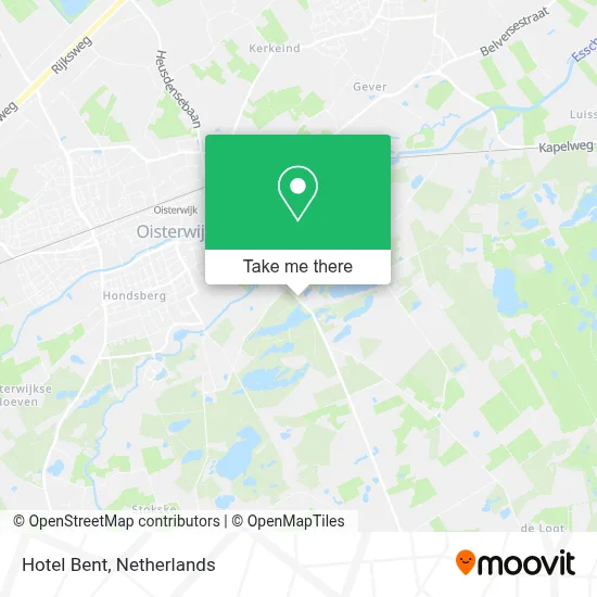 Hotel Bent map