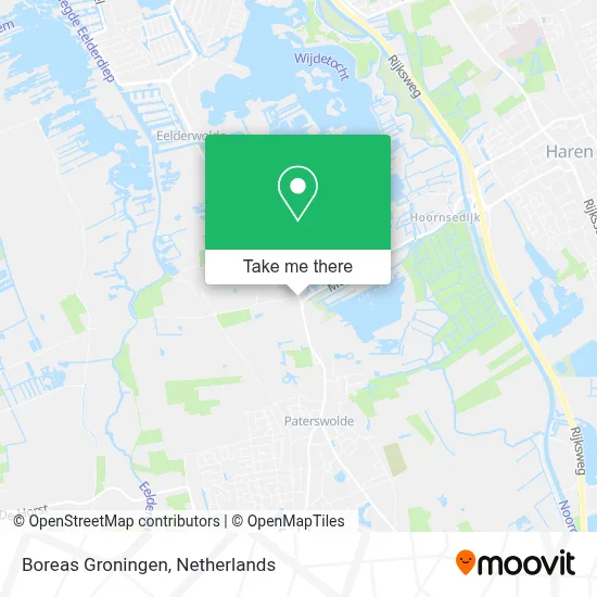 Boreas Groningen map