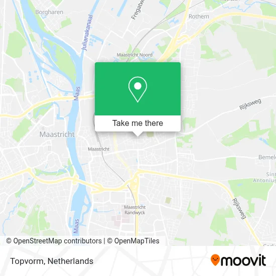 Topvorm map