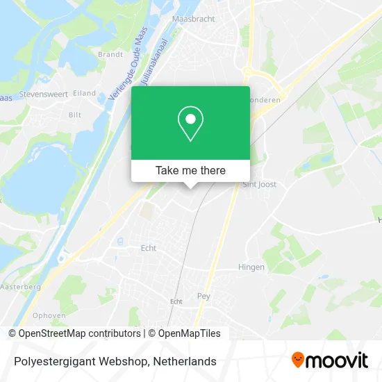 Polyestergigant Webshop map