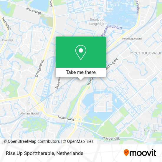 Rise Up Sporttherapie map
