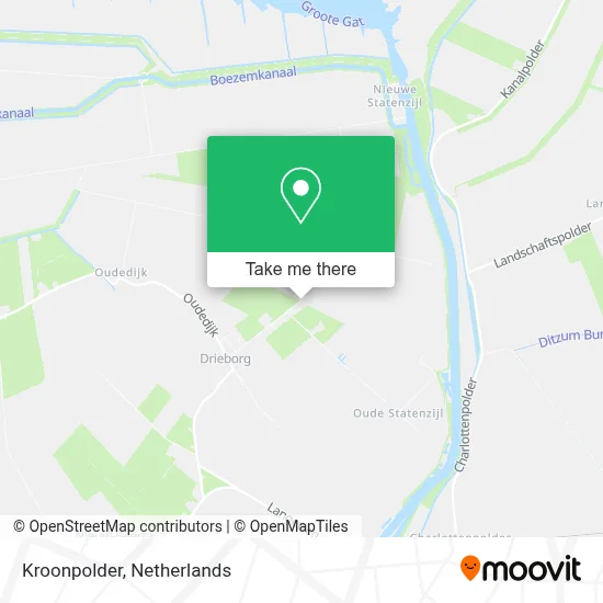 Kroonpolder map