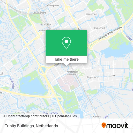 Trinity Buildings map