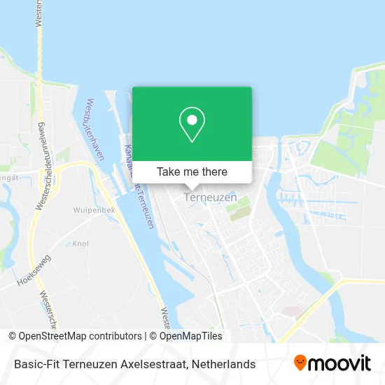 Basic-Fit Terneuzen Axelsestraat map