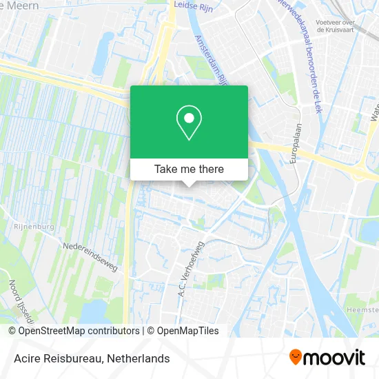 Acire Reisbureau map