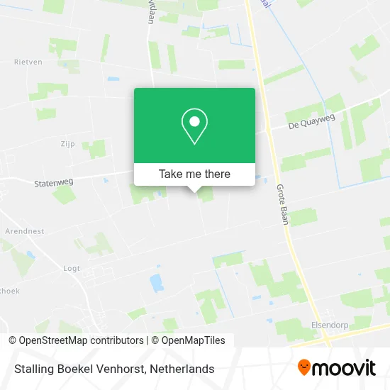 Stalling Boekel Venhorst map